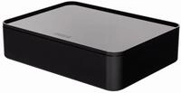 HAN Aufbewahrungsbox 26,0 x 19,5 x 6,8 cm schwarz