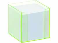 folia Zettelbox transparent grün inkl. 800 Notizzettel