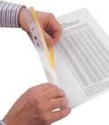 VELOFLEX Heftstreifen, selbstklebend f&uuml;r bis DIN A4 transparent