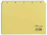 DURABLE Karteikartenregister Karteileitreg.gelb,PVC A-Z A-Z