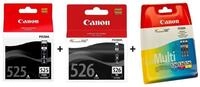 Canon Original CLI-526 + PGI-525 Druckerpatronen Multipack - BK/C/M/Y/BK 4x9ml /