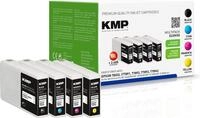 KMP Druckerpatronen E220VXX schwarz, cyan, magenta, gelb kompatibel zu EPSON