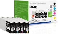 KMP Druckerpatronen E220VX schwarz, cyan, magenta, gelb kompatibel zu EPSON T7901XL,