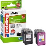 edding Druckerpatronen EDD-545 schwarz, color kompatibel zu HP 302XL (F6U67AE),