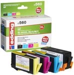 edding Druckerpatronen EDD-560 schwarz, cyan, magenta, gelb kompatibel zu HP 903XL