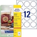 AVERY Zweckform Etiketten 5085 wei&szlig; 60,0 x 59,5 mm