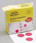 AVERY Zweckform Klebepunkte &Oslash; 19,0 mm magenta