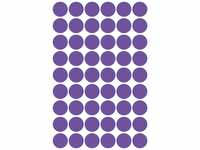 AVERY Zweckform Klebepunkte Ø 12,0 mm violett