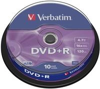 Verbatim DVD+R 4,7GB 16x 10er Spindel