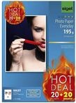 SIGEL Fotopapier Inkjet Everyday DIN A4 hochgl&auml;nzend 195 g/m&sup2;