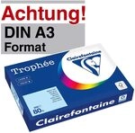 Clairefontaine Kopierpapier Troph&eacute;e 80 g/m&sup2; eisblau