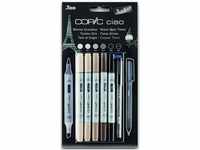 COPIC® Copic Ciao 5+1 Set Warm Grey Layoutmarker-Set warm gray, warm gray, warm