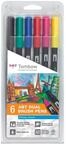Tombow Brush-Pens Mehrfarbig 0.8 + 3.3 mm