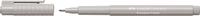 FABER-CASTELL Broadpen Pastel Fineliner 0,8 mm - grau