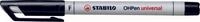 STABILO OHPen universal Folienstifte 0.7 mm Schwarz