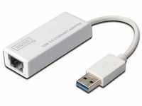 Digitus DN-3023, DIGITUS USB 3.0 auf Gigabit Ethernet Adapter USB-A Erweitert