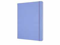 MOLESKINE Notizbuch Notizbuch A4 liniert blau HC ca. DIN A4 liniert hortensienblau