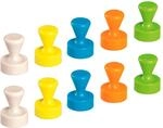 MAUL Kegelmagnete &Oslash; 1,2 x 1,6 cm farbsortiert - 10 St&uuml;ck