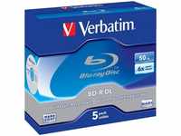 Verbatim 43748, Verbatim Blu-ray Bd-R DL 50GB Jewel Case 1 Pack = 5 St.