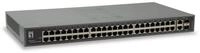 LevelOne Switch 48 Fast Ethernet-Port + 2 Gigabit-Ports SFP/RJ45 unmanaged (FGU-5021)