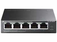 TP-Link TL-SF1005P, TP-Link TL-SF1005P 5-Port 10/100Mbps Desktop Switch mit 4-Port
