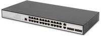 Digitus 24-Port Gigabit Switch, 19 Zoll, Managed, 2 Uplinks
