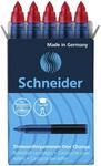 Schneider One Change Tintenrollerminen rot 0,6 mm 5 St.
