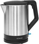 BOMANN Wasserkocher WKS 3002 CB schwarz 1,5 l 2.200 W