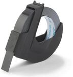 DYMO&reg; Original Pr&auml;geband f&uuml;r OMEGA und JUNIOR, Plastik - gl&auml;nzend schwarz
