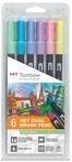 Tombow Brush-Pens Mehrfarbig 0.8 + 3.3 mm