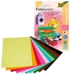 folia Fotokarton farbsortiert 300 g/qm - 10 Blatt