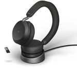 Jabra Evolve2 75 MS Stereo Headset On-Ear