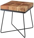 WOHNLING WL5.301 Beistelltisch Akazie 45 cm x 45 cm x 51 cm