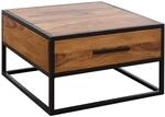 WOHNLING WL5.623 Couchtisch Sheesham 65 cm x 65 cm x 38 cm