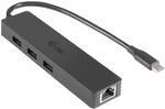 I-TEC USB-C Slim Hub 3 Port mit GLAN