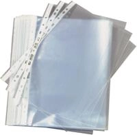 herlitz Prospekth&uuml;llen DIN A4 0,05 mm glasklar