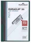 DURABLE Klemmhefter Duraclip DIN A4 dunkelgr&uuml;n