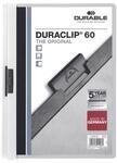 DURABLE Klemmhefter Duraclip DIN A4 wei&szlig;
