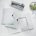 LEITZ Eckspanner WOW DIN A4 wei&szlig;
