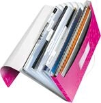 LEITZ F&auml;chermappe DIN A4 6-Fach pink