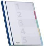 DURABLE DIVISOFLEX Organisationshefter DIN A4 - blau