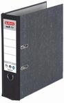 herlitz Ordner R&uuml;ckenbreite 8 cm DIN A4 Karton schwarz marmoriert