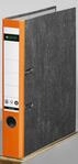 LEITZ Ordner R&uuml;ckenbreite 5.2 cm DIN A4 Karton orange marmoriert