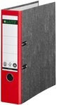 LEITZ 1080 Ordner Karton 8,0 cm DIN A4 - rot marmoriert