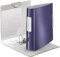 LEITZ Ordner R&uuml;ckenbreite 8.2 cm DIN A4 Kunststoff titan blau