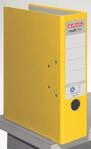 herlitz Ordner R&uuml;ckenbreite 8 cm DIN A4 Karton gelb