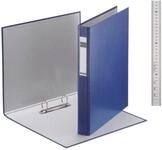 LEITZ Ringbuch 2-Ringe DIN A4 4 cm blau