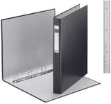 LEITZ Ringbuch 2-Ringe DIN A4 4 cm schwarz