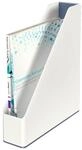 LEITZ Stehsammler WOW Duo Colour Polystyrol perlwei&szlig;/grau , DIN A4