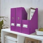 LEITZ Stehsammler Karton, 1.200 g/qm violett , DIN A4